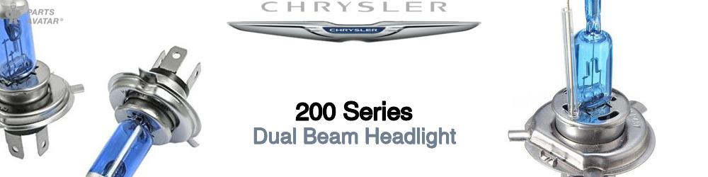 Discover Chrysler 200 series High and Low Beams Bulbs For Your Vehicle