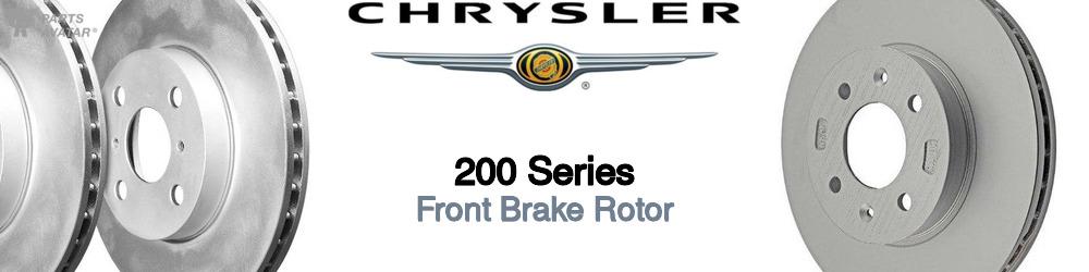 Discover Chrysler 200 series Front Brake Rotors For Your Vehicle