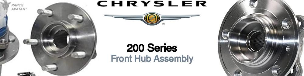 Discover Chrysler 200 series Front Hub Assemblies For Your Vehicle