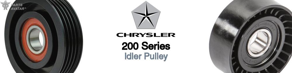 Discover Chrysler 200 series Idler Pulleys For Your Vehicle