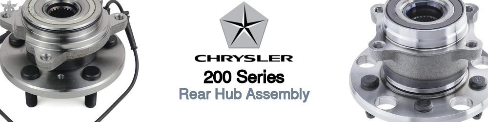 Chrysler 200 Series Rear Hub Assembly