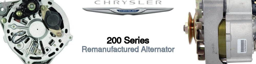 Chrysler 200 Series Remanufactured Alternator