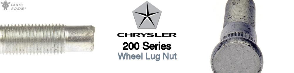 Discover Chrysler 200 series Lug Nuts For Your Vehicle