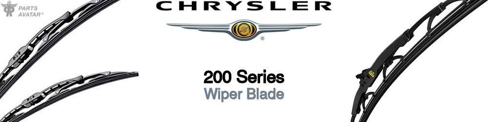 Discover Chrysler 200 series Wiper Blades For Your Vehicle