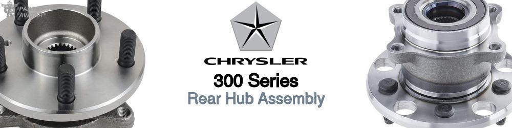 Discover Chrysler 300 series Rear Hub Assemblies For Your Vehicle