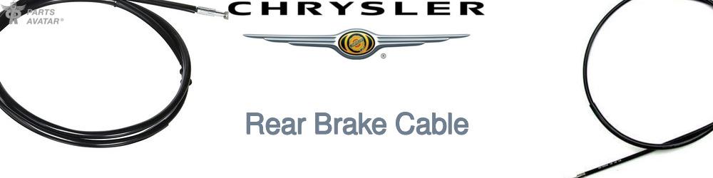 Discover Chrysler Rear Brake Cable For Your Vehicle
