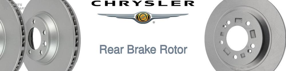 Discover Chrysler Rear Brake Rotors For Your Vehicle