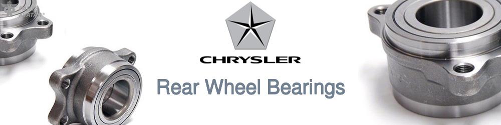 Discover Chrysler Rear Wheel Bearings For Your Vehicle