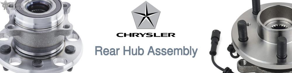 Discover Chrysler Rear Hub Assemblies For Your Vehicle