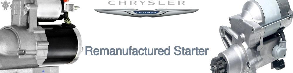 Discover Chrysler Starter Motors For Your Vehicle