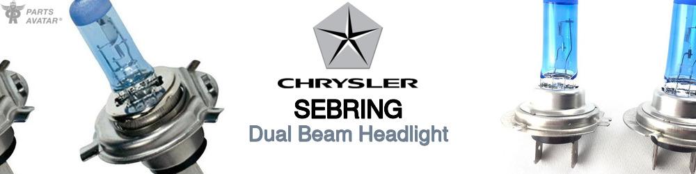 Discover Chrysler Sebring High and Low Beams Bulbs For Your Vehicle