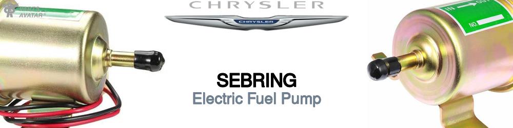 Discover Chrysler Sebring Electric Fuel Pump For Your Vehicle