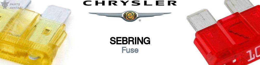 Discover Chrysler Sebring Fuses For Your Vehicle