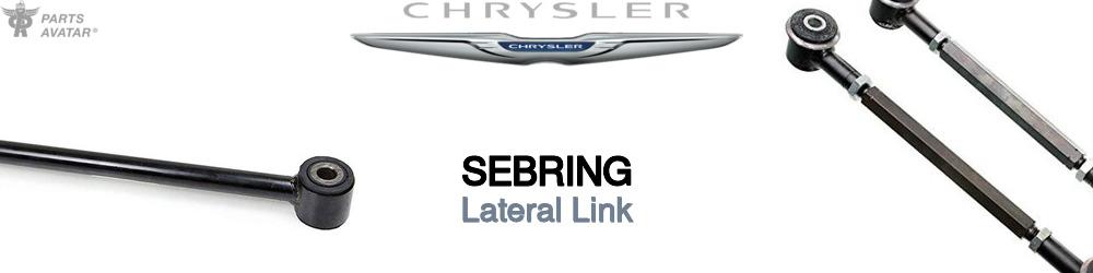 Discover Chrysler Sebring Lateral Links For Your Vehicle