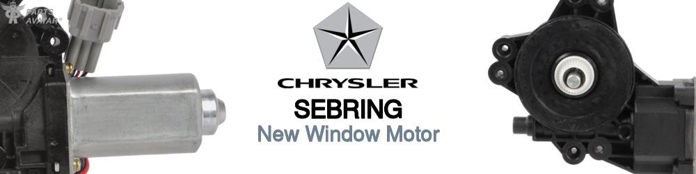 Discover Chrysler Sebring Window Motors For Your Vehicle