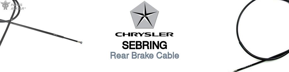 Discover Chrysler Sebring Rear Brake Cable For Your Vehicle