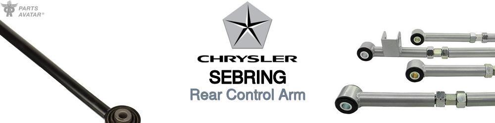 Discover Chrysler Sebring Control Arms Without Ball Joints For Your Vehicle