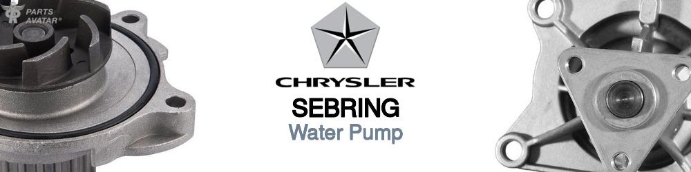Discover Chrysler Sebring Water Pumps For Your Vehicle