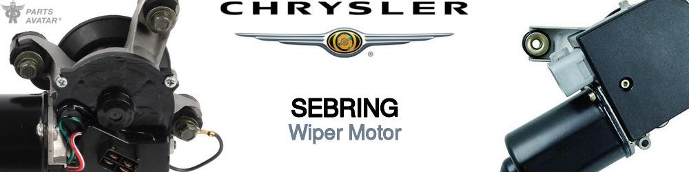 Discover Chrysler Sebring Wiper Motors For Your Vehicle