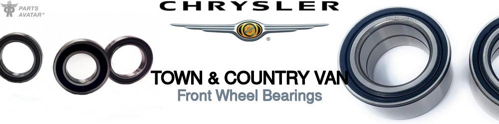 Chrysler Town & Country Van Front Wheel Bearings