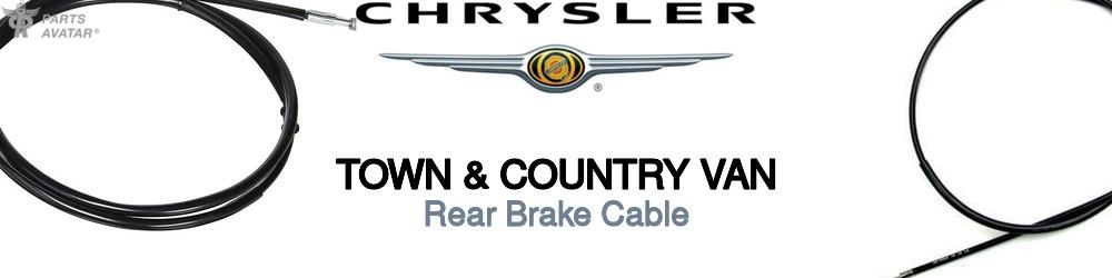 Discover Chrysler Town & country van Rear Brake Cable For Your Vehicle