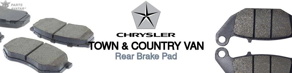 Chrysler Town & Country Van Rear Brake Pad
