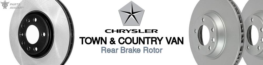 Chrysler Town & Country Van Rear Brake Rotor