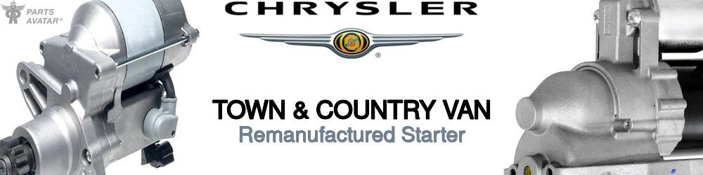 Discover Chrysler Town & country van Starter Motors For Your Vehicle