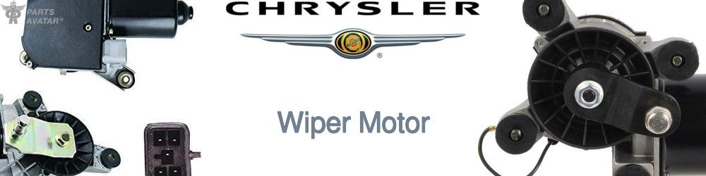 Discover Chrysler Wiper Motors For Your Vehicle