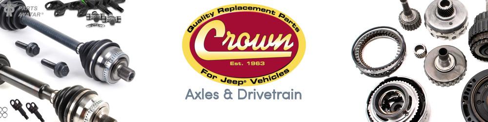 Discover CROWN AUTOMOTIVE JEEP REPLACEMENT Drivetrain For Your Vehicle