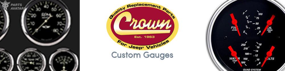 Discover Crown Automotive Jeep Replacement Custom Gauges For Your Vehicle