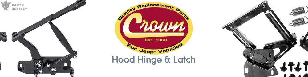 Discover Crown Automotive Jeep Replacement Hood Hinge & Latch For Your Vehicle