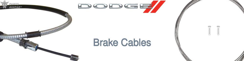 Discover Dodge Brake Cables For Your Vehicle