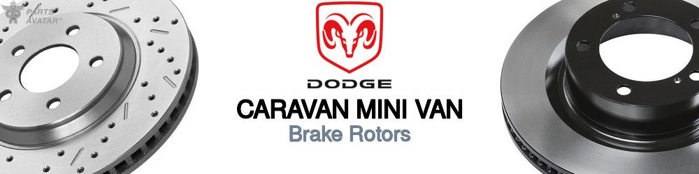 Discover Dodge Caravan mini van Brake Rotors For Your Vehicle