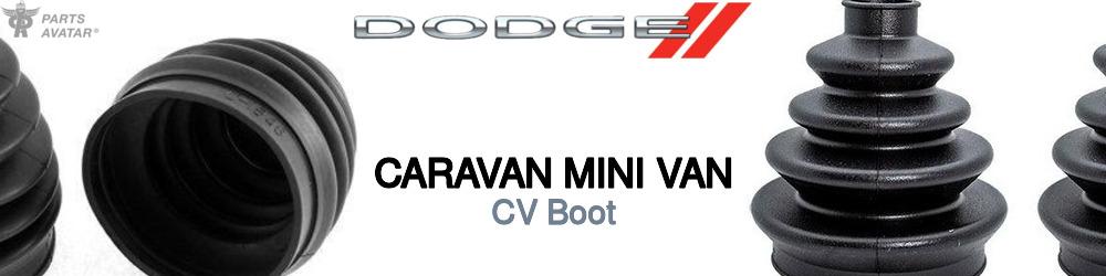 Discover Dodge Caravan mini van CV Boots For Your Vehicle