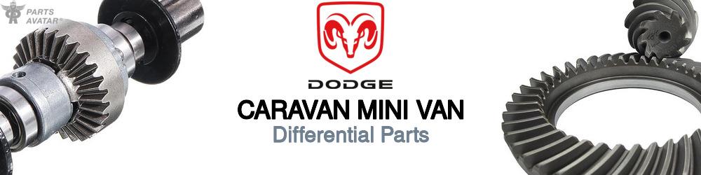Discover Dodge Caravan mini van Differential Parts For Your Vehicle