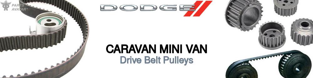 Dodge Caravan Mini Van Drive Belt Pulleys