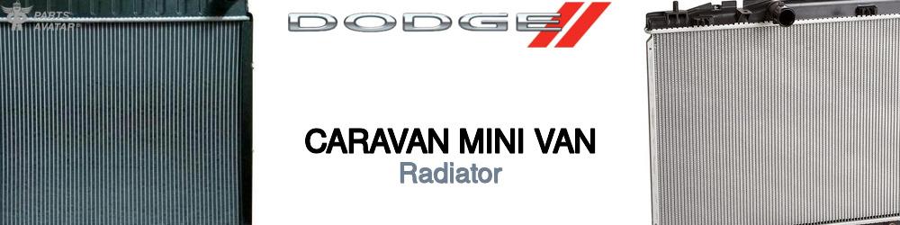 Discover Dodge Caravan mini van Radiator For Your Vehicle