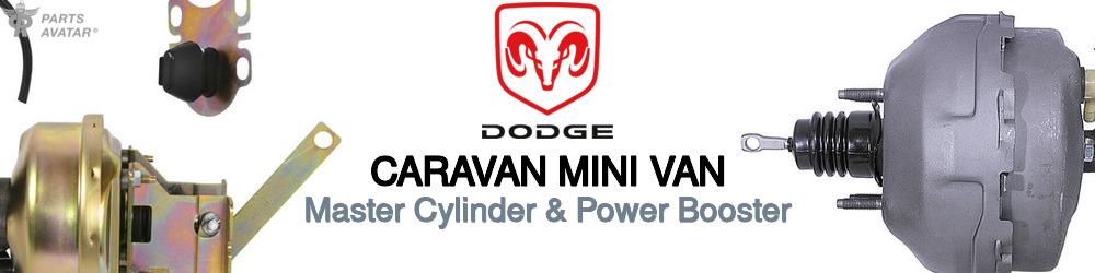 Discover Dodge Caravan mini van Master Cylinders For Your Vehicle