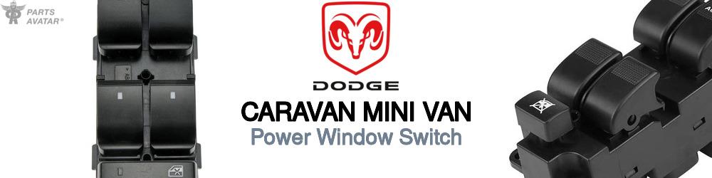 Dodge Caravan Mini Van Power Window Switch