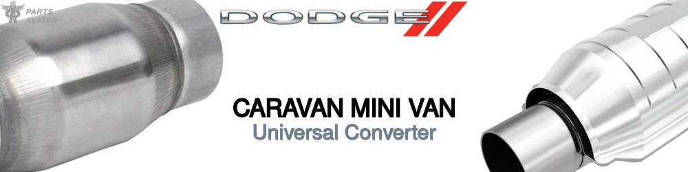 Discover Dodge Caravan mini van Universal Catalytic Converters For Your Vehicle