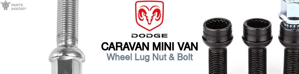 Dodge Caravan Mini Van Wheel Lug Nut & Bolt