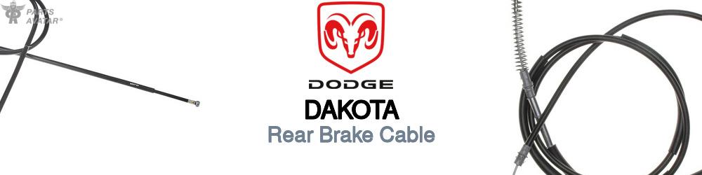 Discover Dodge Dakota Rear Brake Cable For Your Vehicle