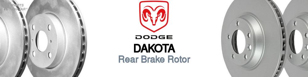 Discover Dodge Dakota Rear Brake Rotors For Your Vehicle