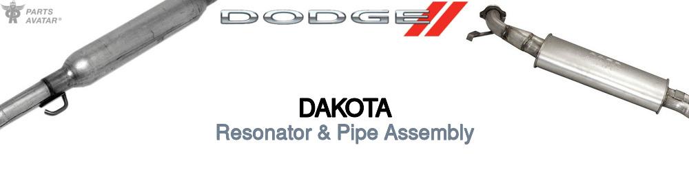 Discover Dodge Dakota Resonator and Pipe Assemblies For Your Vehicle