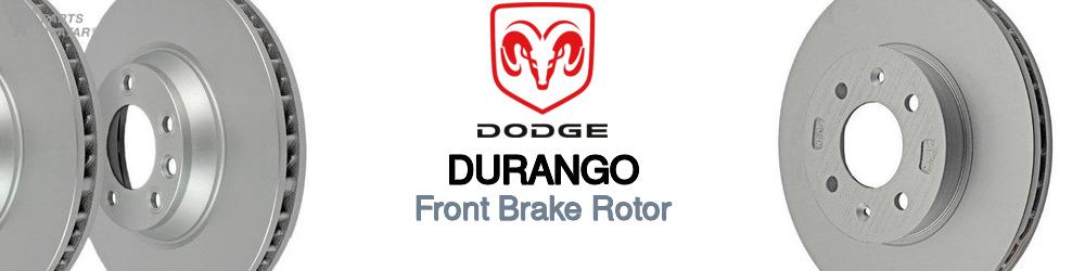 Discover Dodge Durango Front Brake Rotors For Your Vehicle
