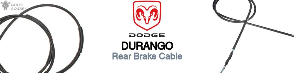 Discover Dodge Durango Rear Brake Cable For Your Vehicle