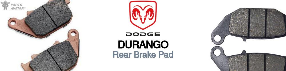 Discover Dodge Durango Rear Brake Pads For Your Vehicle