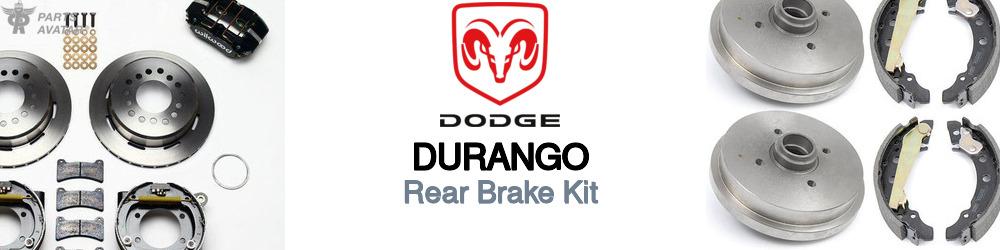Discover Dodge Durango Rear Brake Kit For Your Vehicle