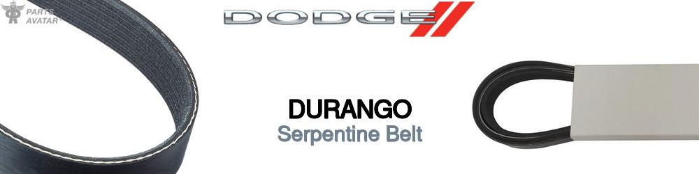 Discover Dodge Durango Serpentine Belts For Your Vehicle